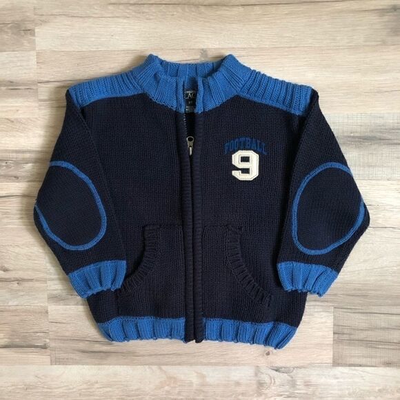 Children’s Place Blue Zip Up Sweater Size 3T - Picture 1 of 3